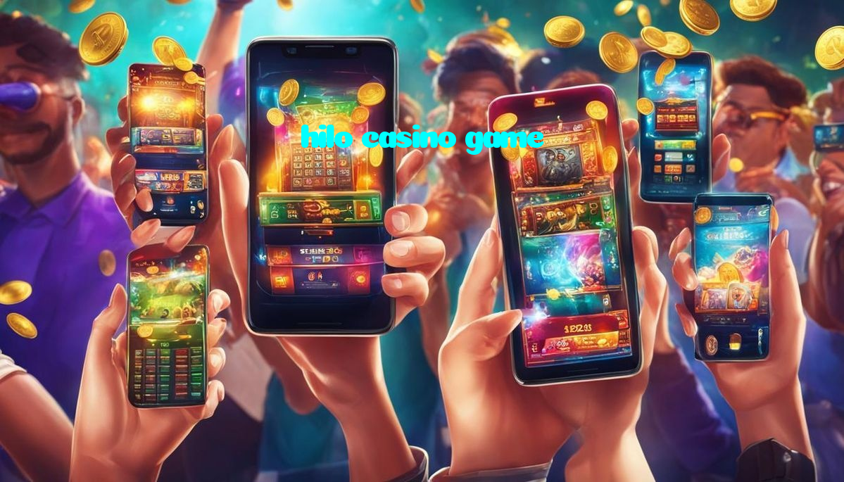 hilo casino game casino presented on mobile device in Pakistan with slots and live games