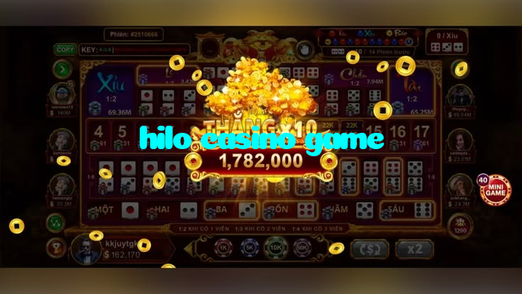 available types of hilo casino game bet including pre-match live express and system bets